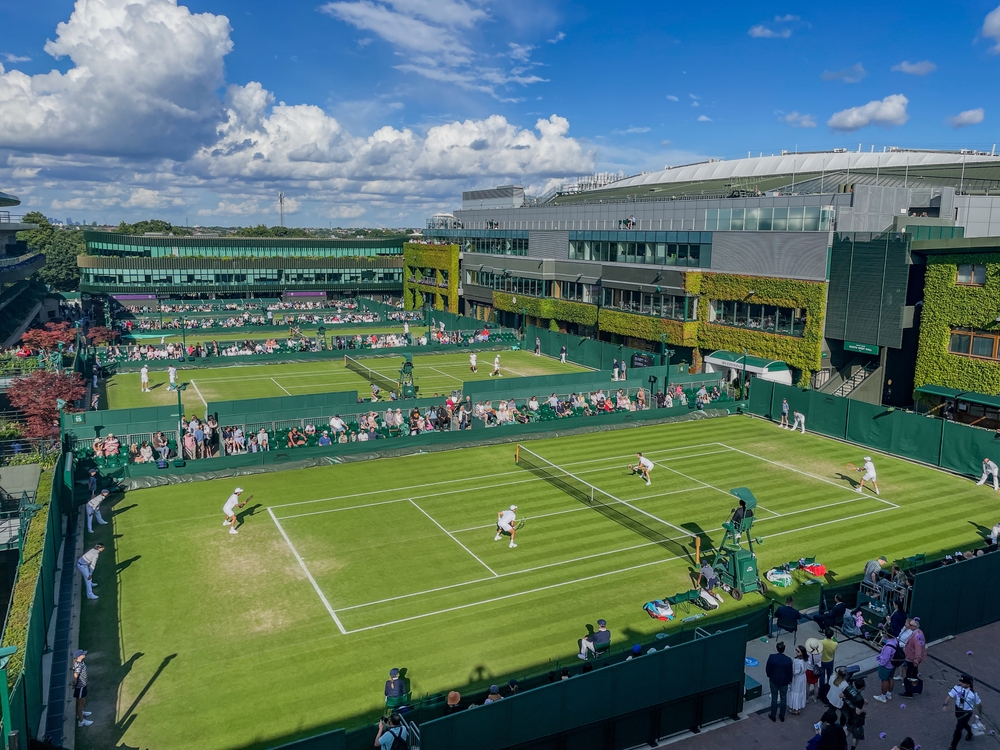 Wimbledon,,London,,England,-,06.30.2022:,Overview,Of,Courts,No.,14-17