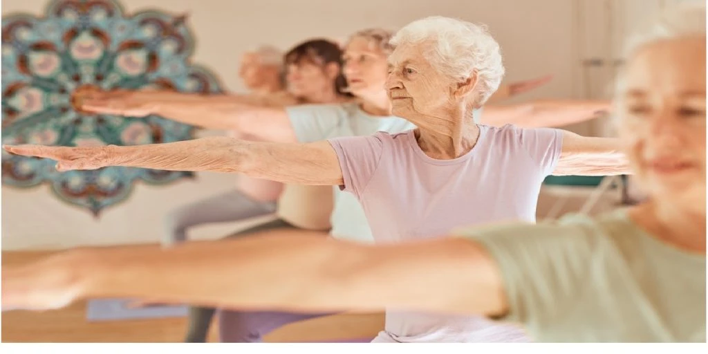 yoga group old