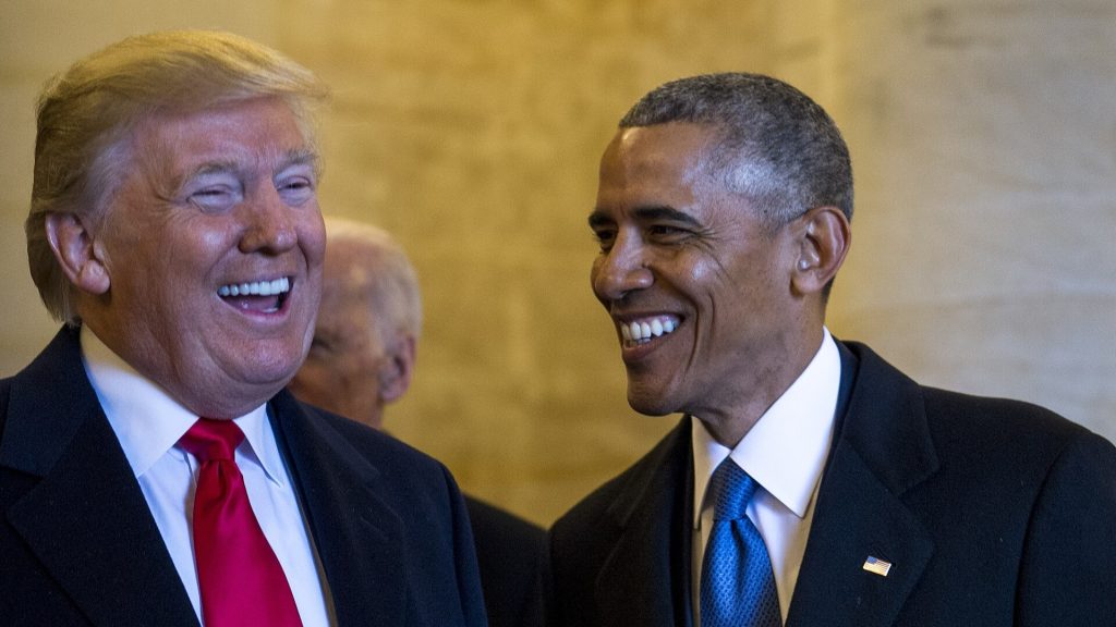 Trump says there’s one thing he admired about Barack Obama