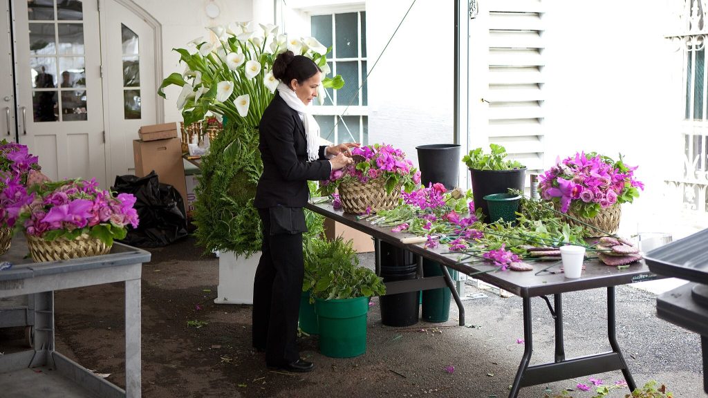 Floral arrangements for the State Dinner