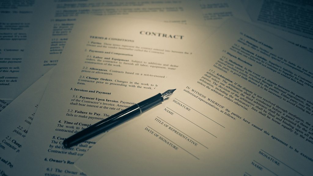 Legal Contract Signature