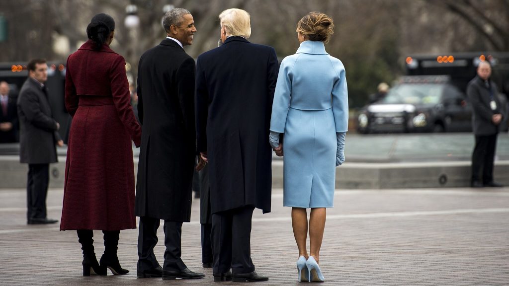 Barack Obama and Donald Trump