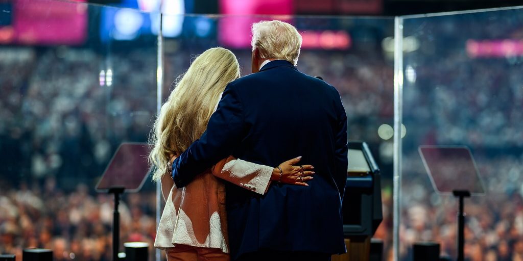 Charlie Kirk memorial, commemoration, Erika Kirk, Donald Trump