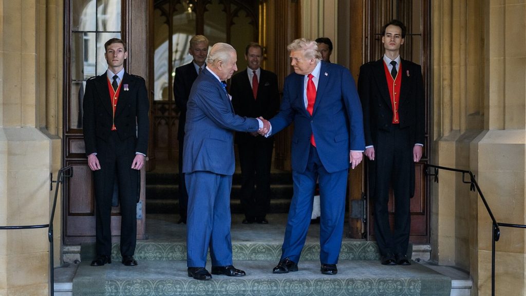 President Donald Trump and King Charles