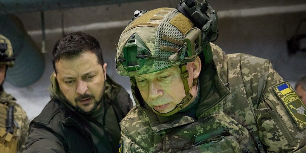 Volodymyr Zelensky, Oleksandr Syrskyi