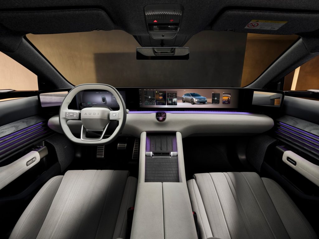 AUDI E5 Sportback, interior, car, bil