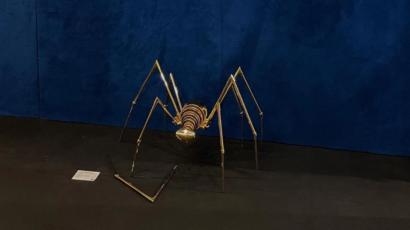 Golden Athena, is a 24-carat gold spider created by artist Carlo Pecorelli.