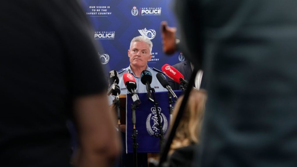 Commissioner of Police Richard Chambers New Zealand police