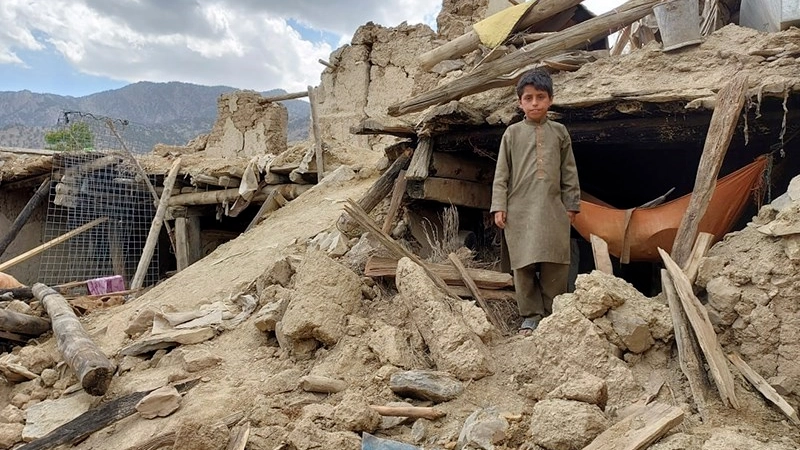 Afghanistan earthquake damage