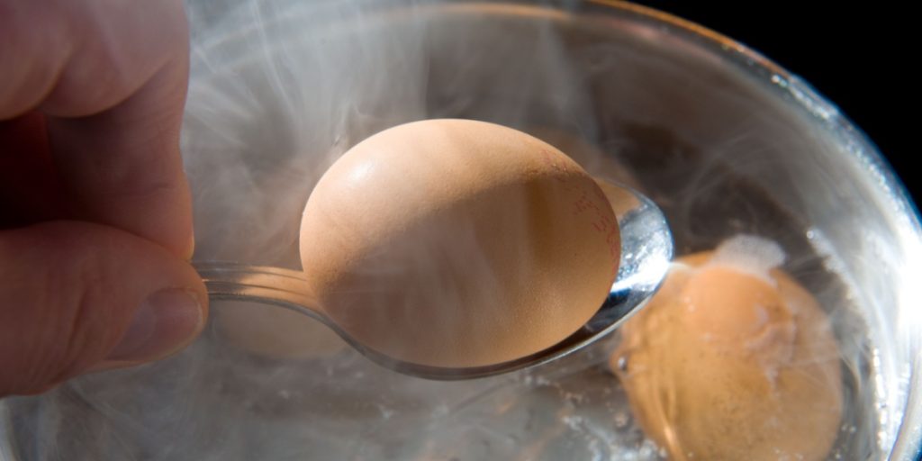 Boiling egg
