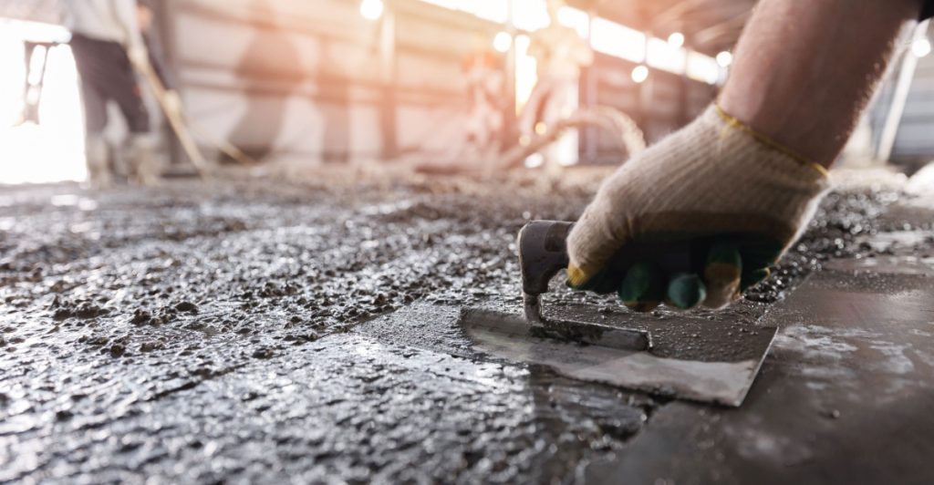 Cement, beton, construction work