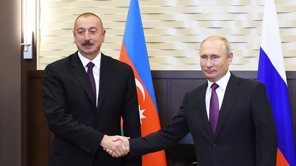 Ilham Aliyev met with Russian President Vladimir Putin