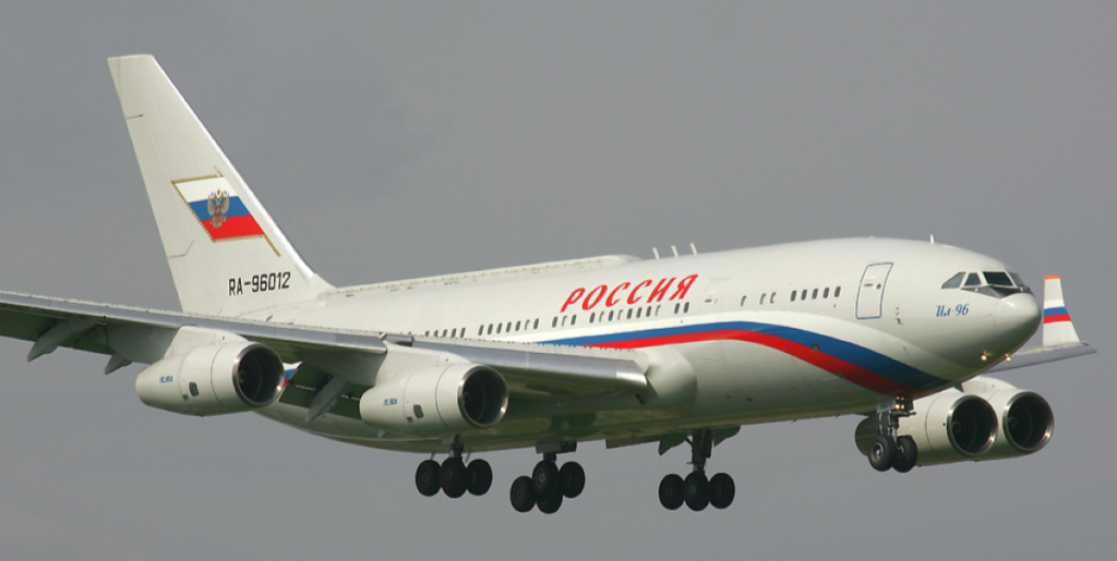 Il-96-300PU putin airplane