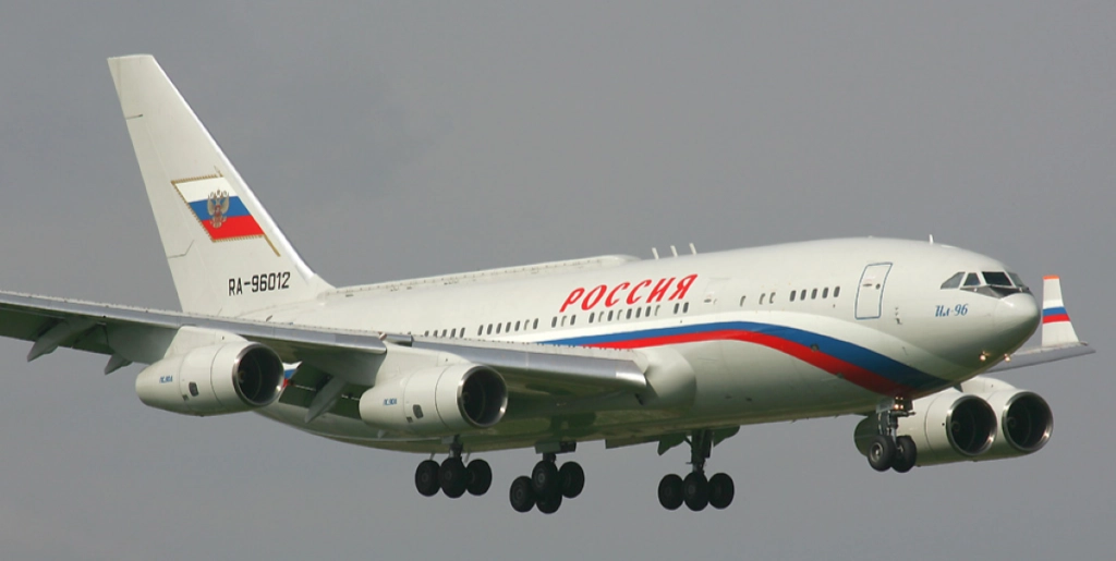 Il-96-300PU putin airplane