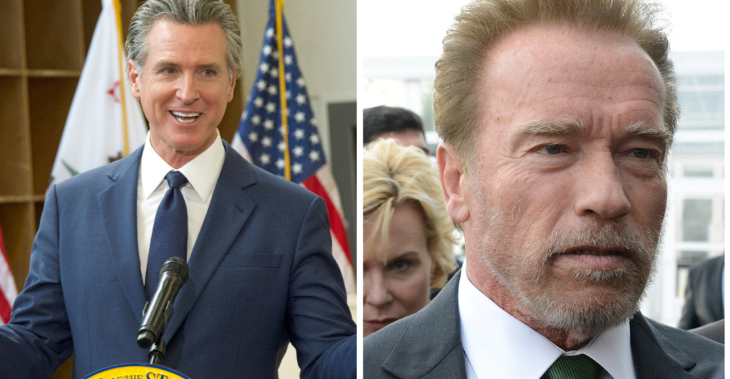 Schwarzenegger Newsom