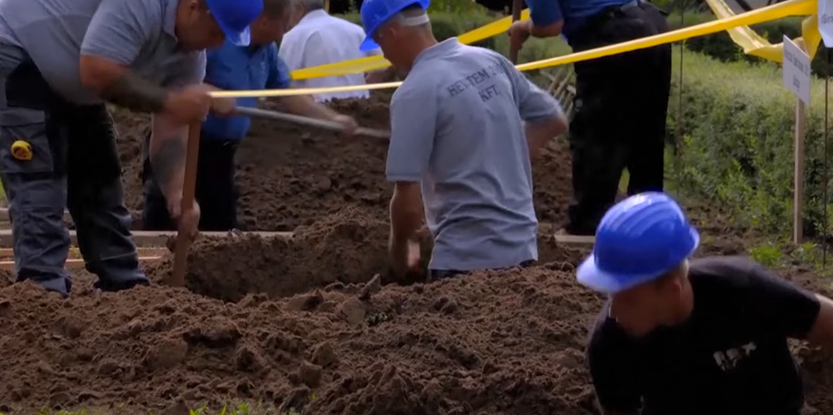 Grave digging