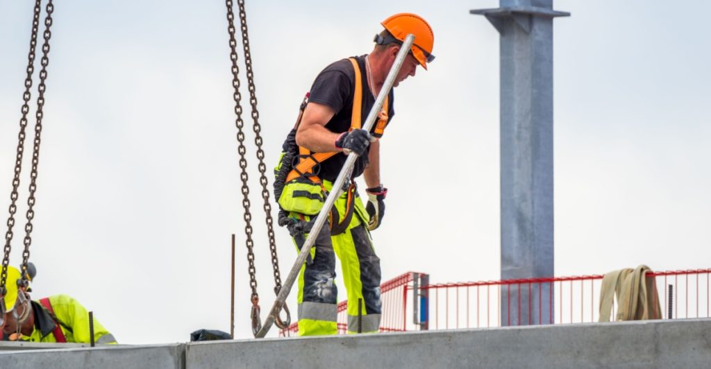 Construction worker, byggarbetare, stilladsarbejder