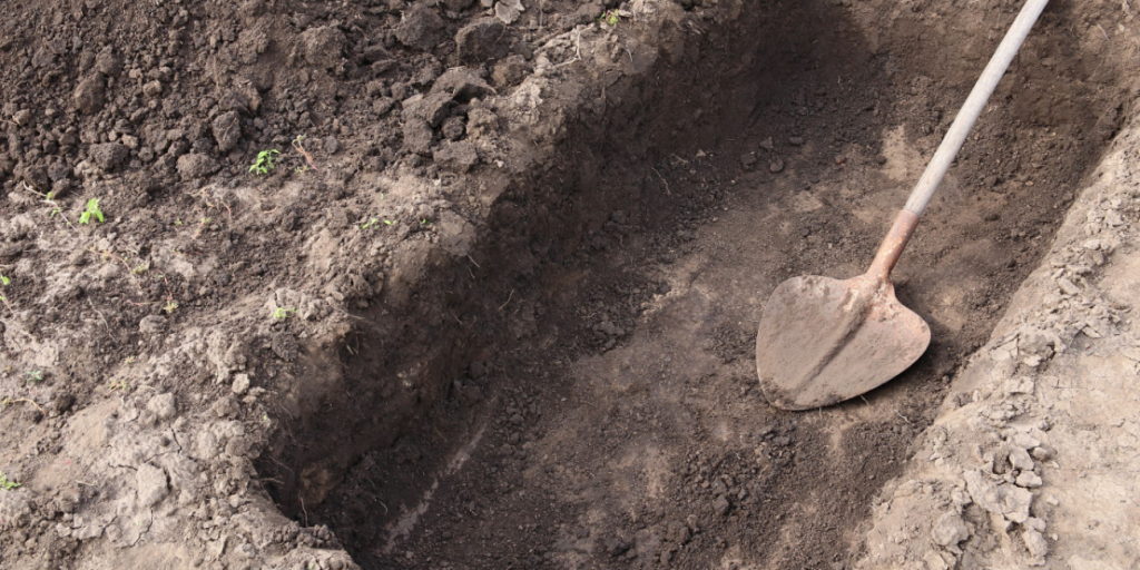 Grave, digging, dig