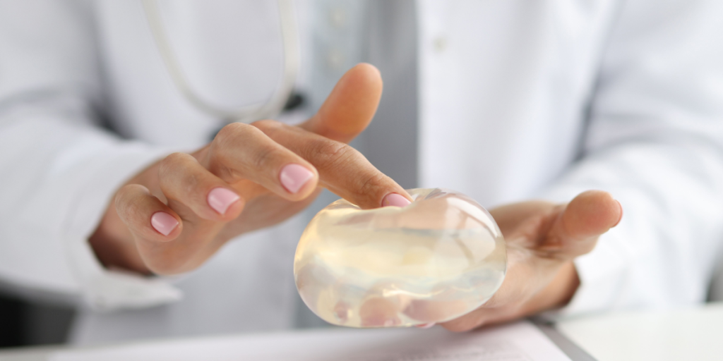 Cosmetic surgery, silicone, breast enlargement