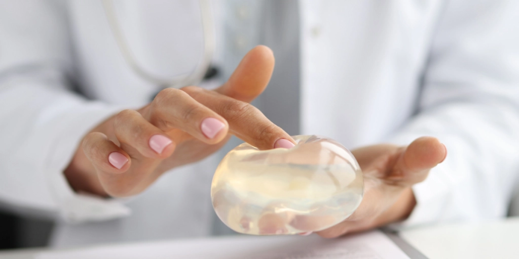Cosmetic surgery, silicone, breast enlargement