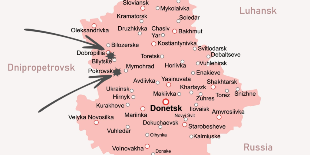 Donetsk, battle map
