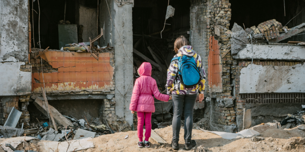 Ukraine, civilian, children, Kiev