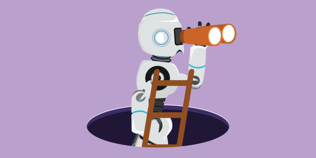 Artificial intelligence, AI, robot, escape