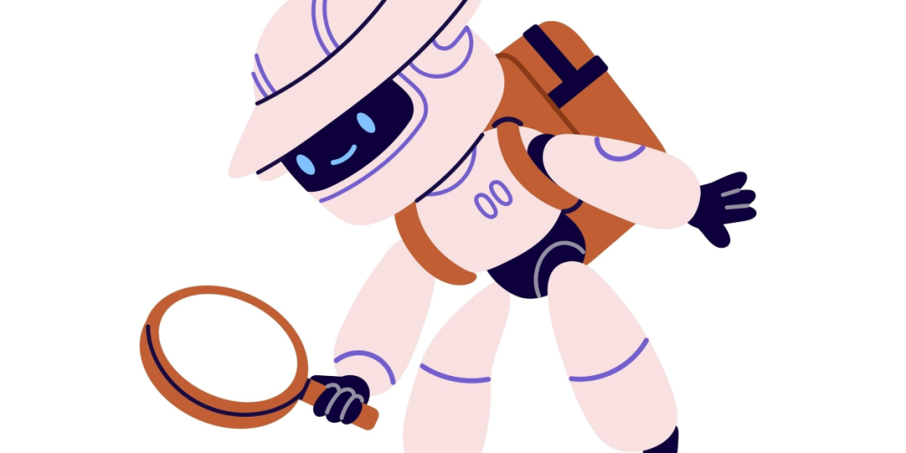 Artificial intelligence, AI, robot, adventure, explore, curious
