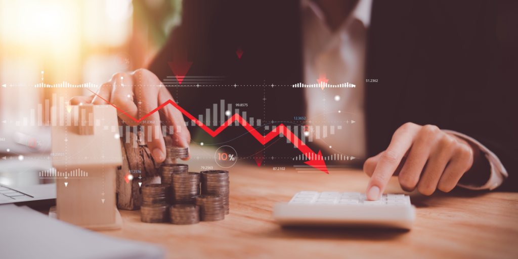 Interests, finance, economical, economy, decline, graph, stock, money
