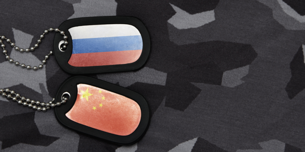 Russia, China, military