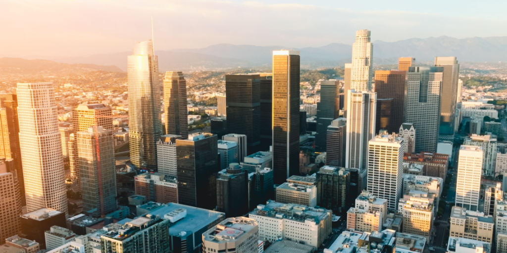 Los Angeles, aerial view