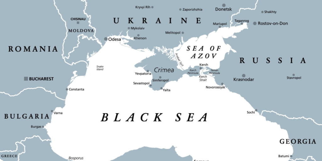 Black Sea, map