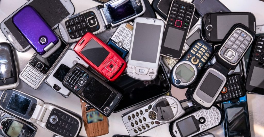 Gamla telefoner, gammal teknik, old phones