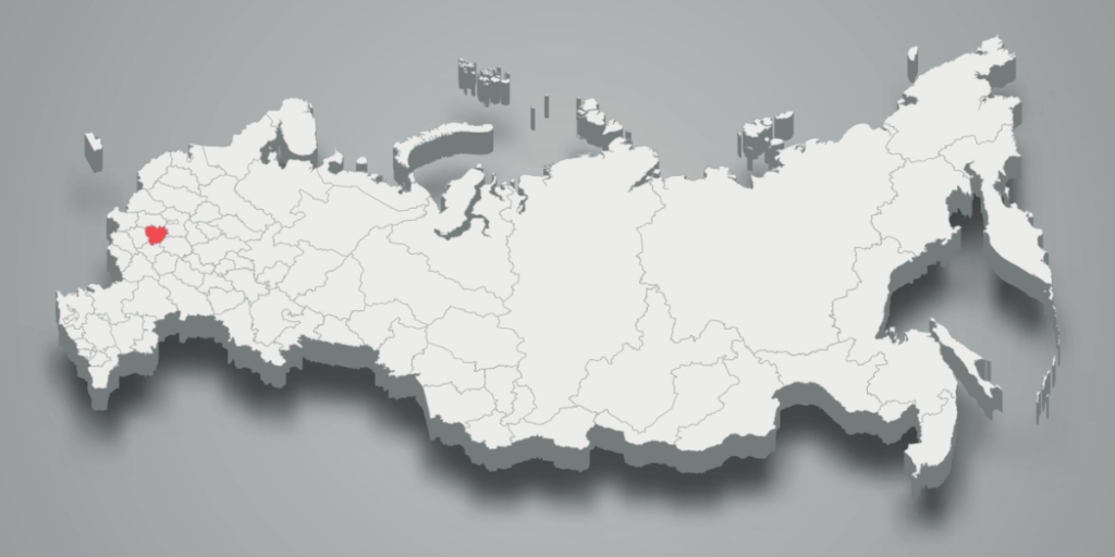 Tula, Russia, map