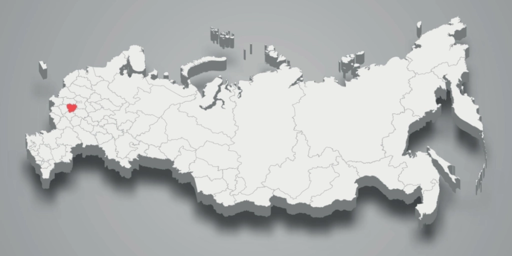 Tula, Russia, map