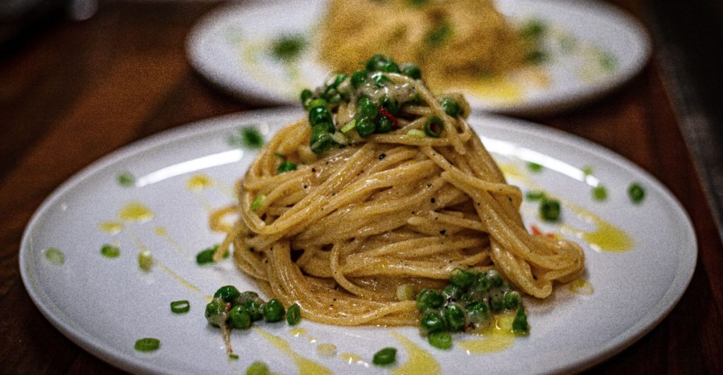 Pasta med lök