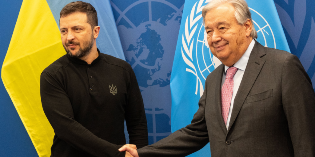 UN Antonio Guterres, Volodymyr Zelensky