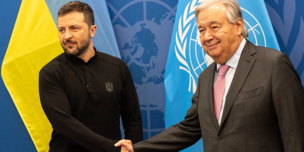 UN Antonio Guterres, Volodymyr Zelensky