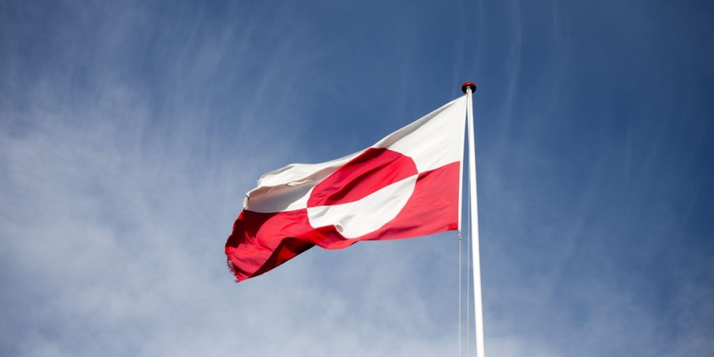 Grønland, greenland, flag