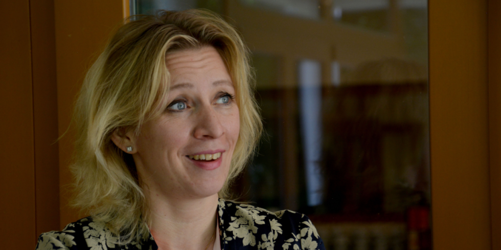 Russian Foreign Ministry spokesperson Maria Zakharova