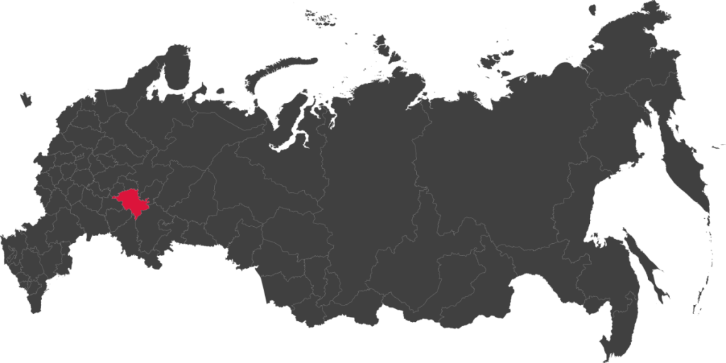 Russia, map, Tatarstan