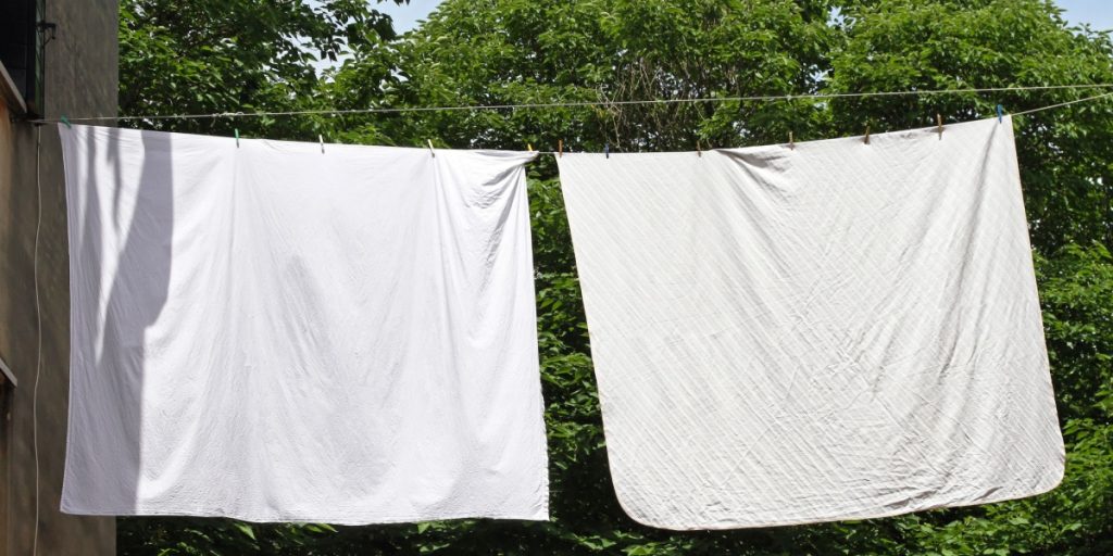 Bedding, sengetøj, vasketøj, laundry