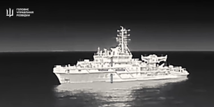 HUR, Russia, ship, drone attack