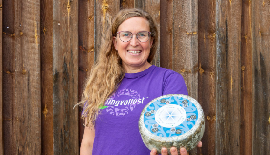 Blåmuggosten Kraftkar, Kristin Waagen daglig leder i Tingvollost, cheese, blåskimmelost