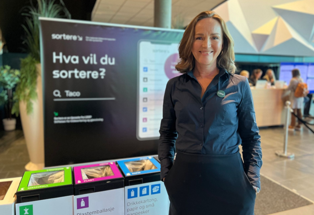 Stine Helgeland, daglig leder i LOOP Stiftelsen for kildesortering og gjenvinning