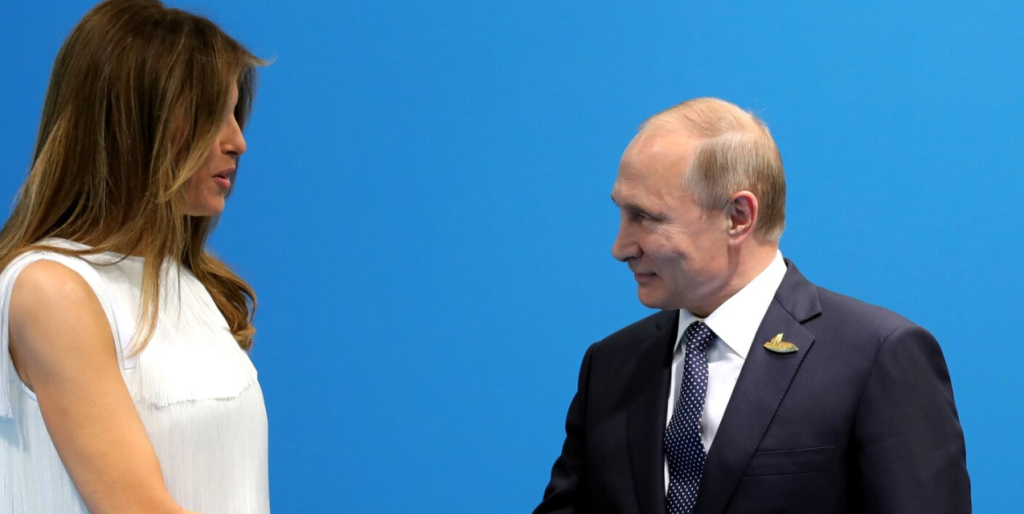 Vladimir Putin, Melania Trump