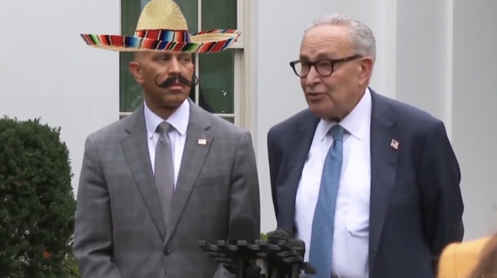 Deep fake Hakeem Jeffries och Chuck Schumer
