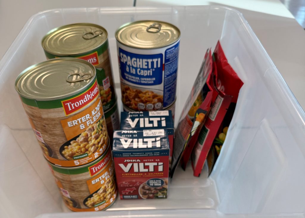 beredskapshermetikk, beredskab, prepping, dåser med mad, hermetikk