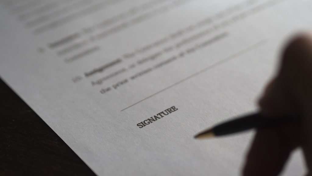 business contract legal