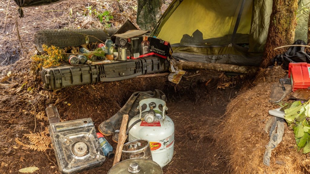 Tom Phillips campsite New Zealand
